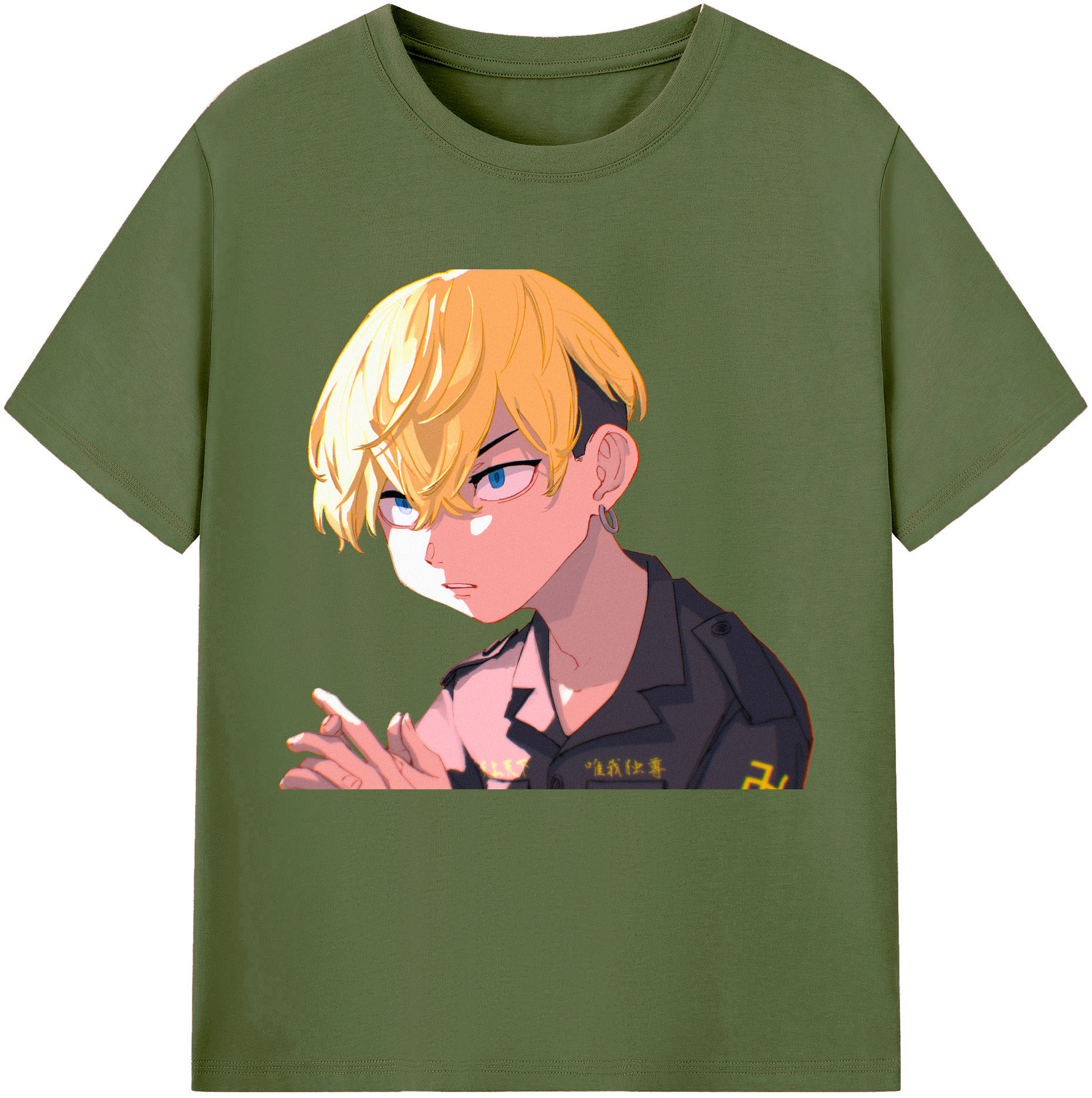 （画像用） 東京リベンジャーズ Tokyo Revengers 綿100％半袖Tシャツ（フロントプリント）
